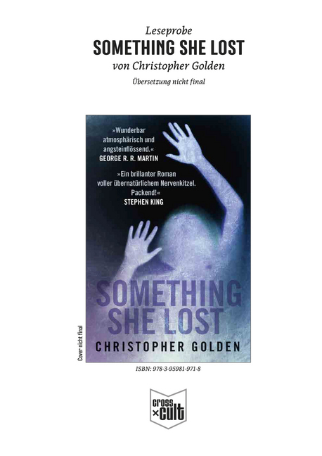Bild: 9783959819718 | Something she Lost | Christopher Golden | Taschenbuch | 400 S. | 2019