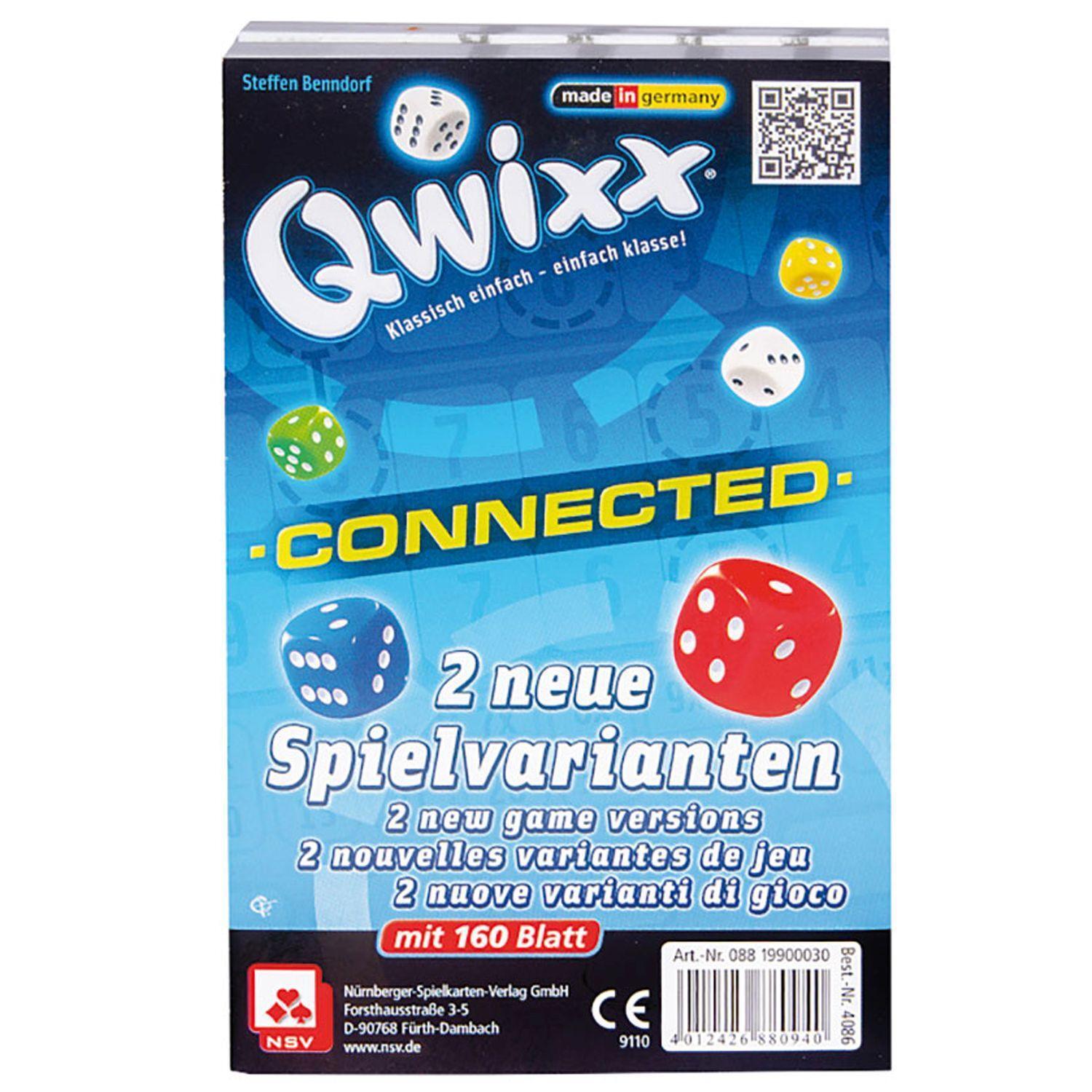Cover: 4012426880940 | Qwixx - Connected - Zusatzblöcke | Nürnberger Spielkarten Verlag