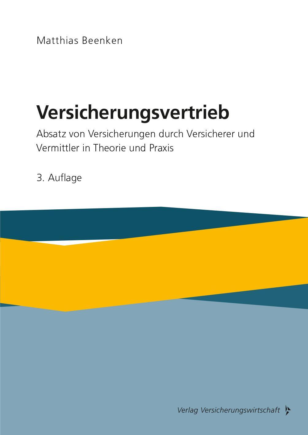 Cover: 9783963294013 | Versicherungsvertrieb | Matthias Beenken | Taschenbuch | XV | Deutsch