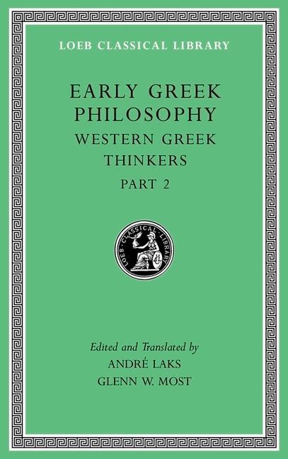 Cover: 9780674997066 | Early Greek Philosophy, Volume V | Western Greek Thinkers, Part 2