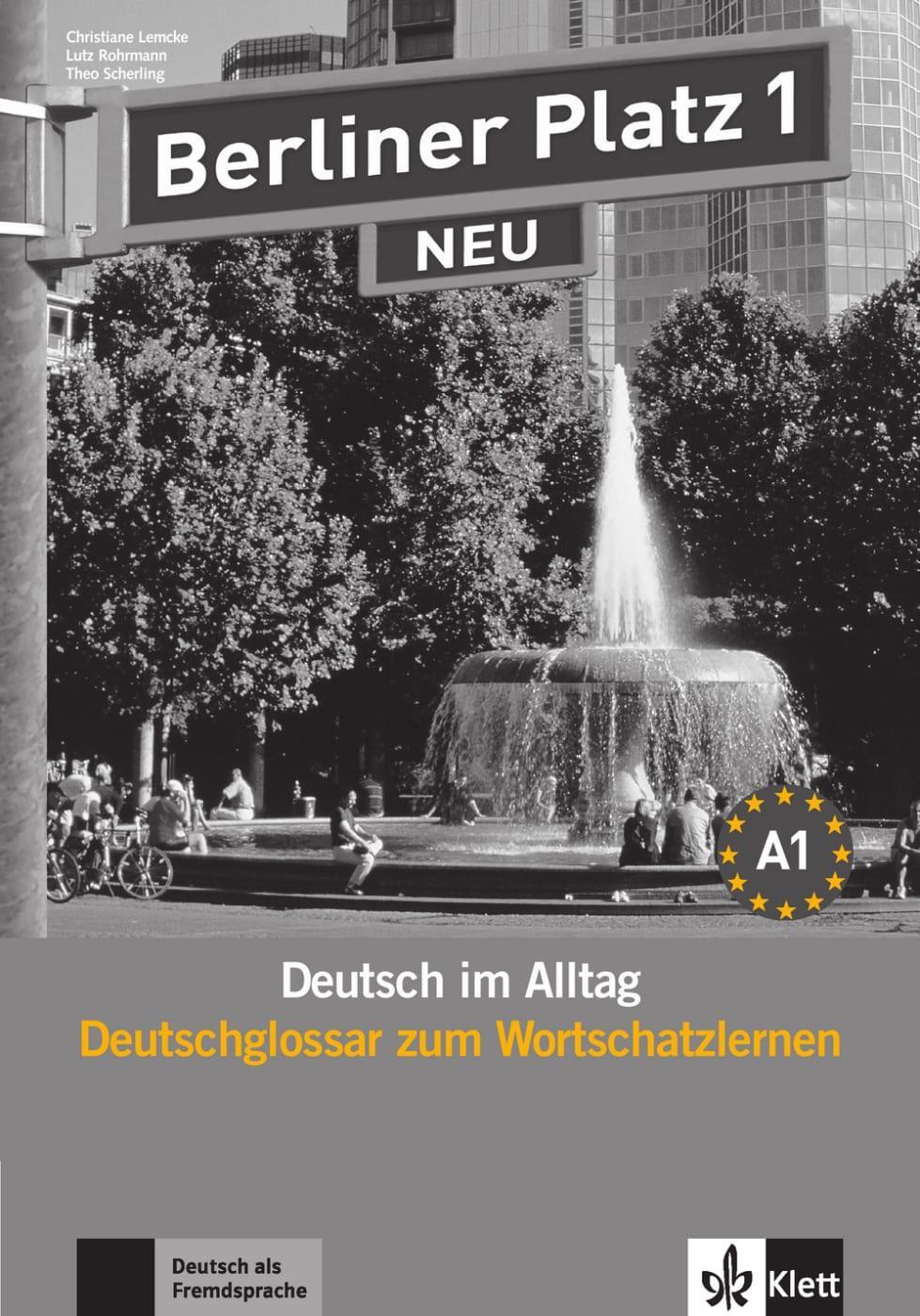 Cover: 9783126060387 | Berliner Platz 1 NEU - Deutschglossar zum Wortschatzlernen | Buch