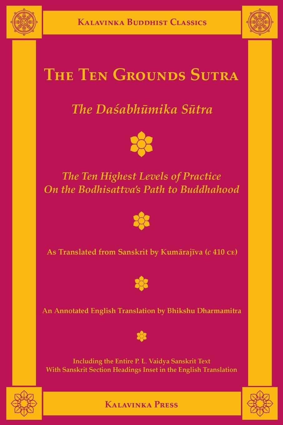 Cover: 9781935413103 | The Ten Grounds Sutra | The Dasabhumika Sutra | Taschenbuch | Englisch