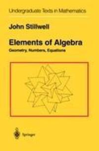 Cover: 9781441928399 | Elements of Algebra | Geometry, Numbers, Equations | John Stillwell