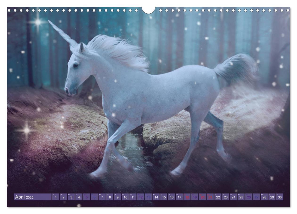 Bild: 9783435307562 | Einhorn Love - Fantasiewelt (Wandkalender 2025 DIN A3 quer),...