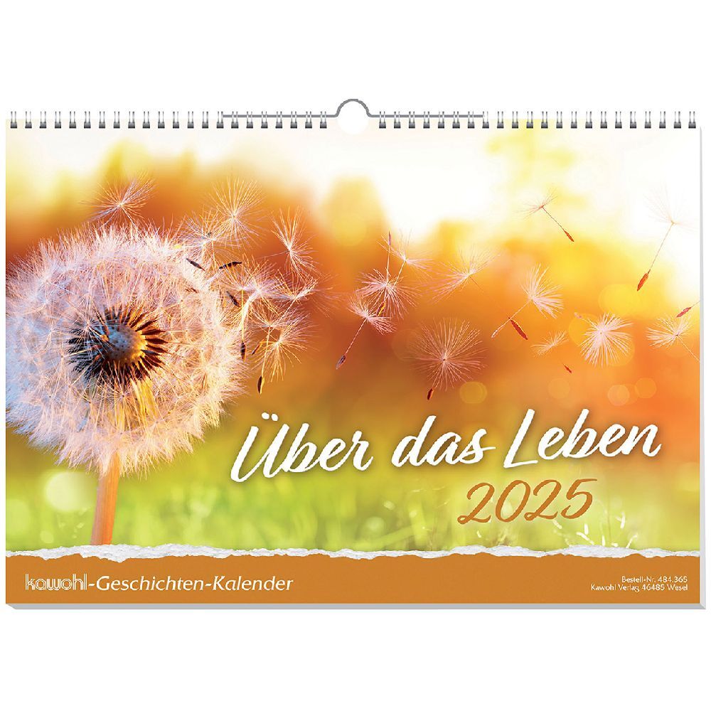 Cover: 9783754836552 | Über das Leben 2025 | Wand-Kalender mit Geschichten | Kalender | 14 S.