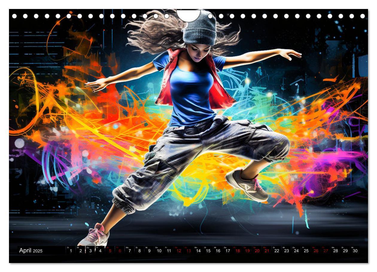 Bild: 9783383851858 | Color Dance Art (Wandkalender 2025 DIN A4 quer), CALVENDO...