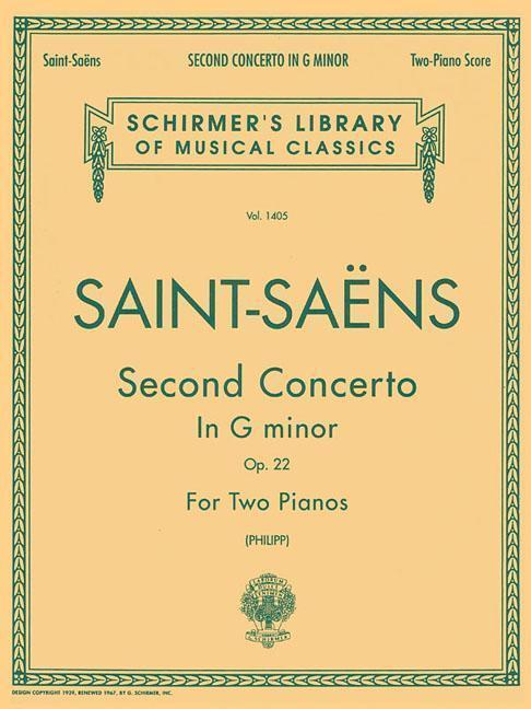Cover: 9780793538874 | Concerto No. 2 in G Minor, Op. 22: Schirmer Library of Classics...