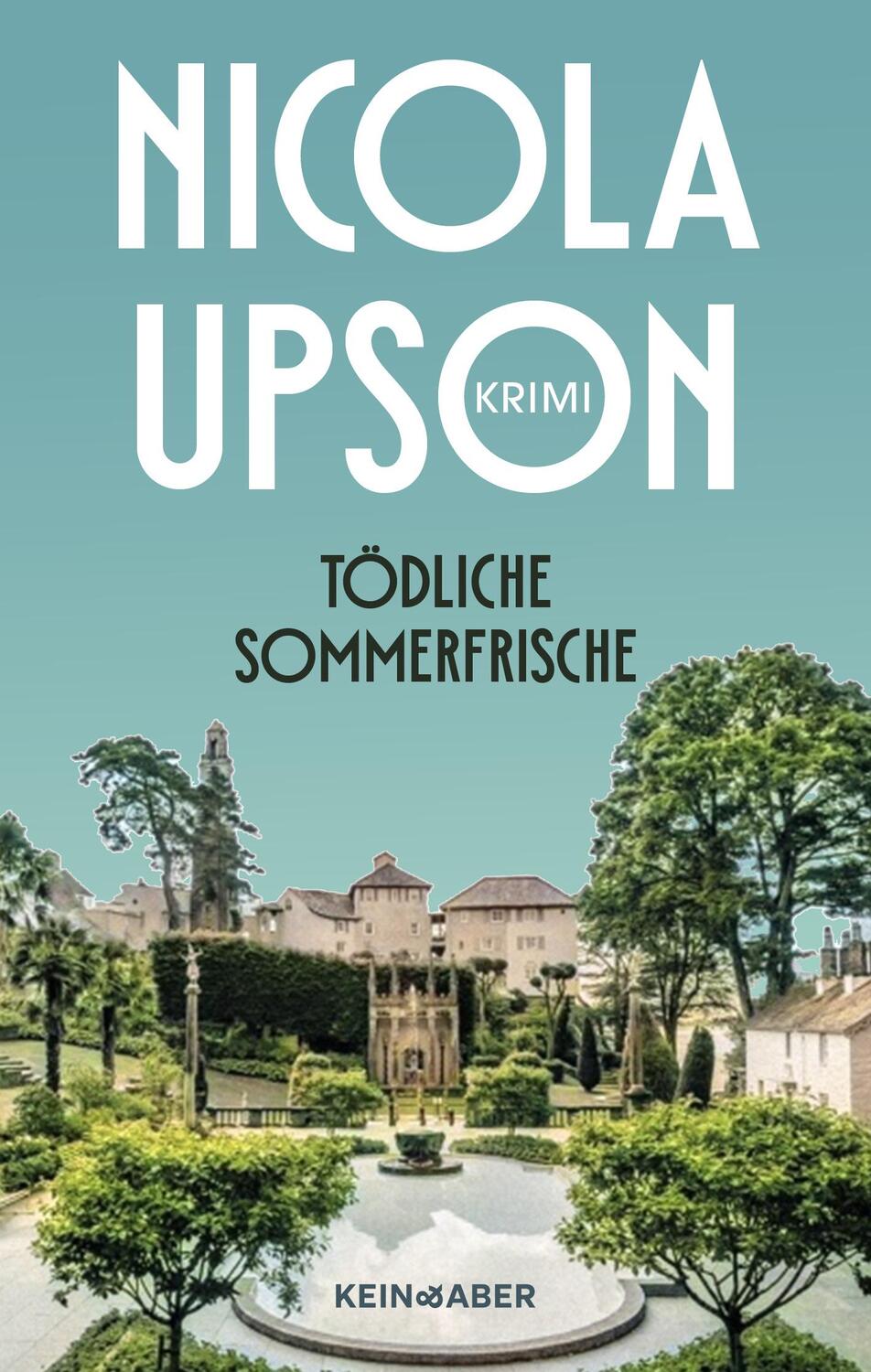 Cover: 9783036950495 | Tödliche Sommerfrische | historischer Kriminalroman | Nicola Upson