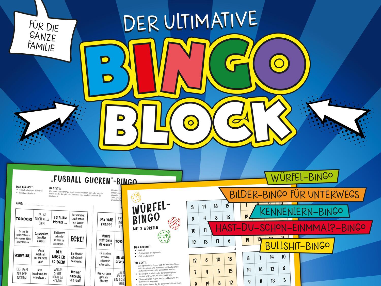 Cover: 9783625195948 | Der ultimative Bingo-Block für die ganze Familie | Taschenbuch | 80 S.