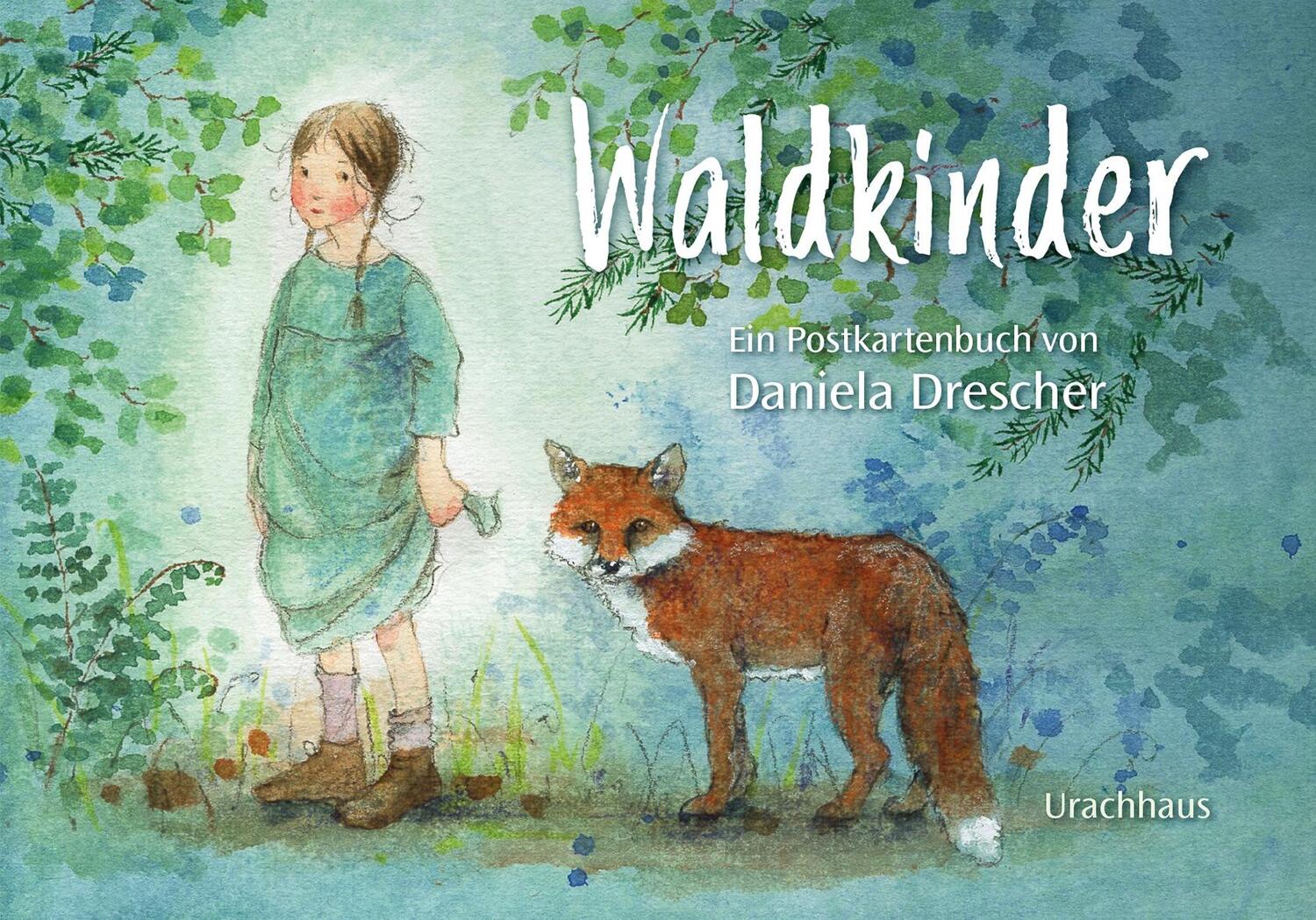 Cover: 9783825153281 | Postkartenbuch 'Waldkinder' | Daniela Drescher | Taschenbuch | 15 S.