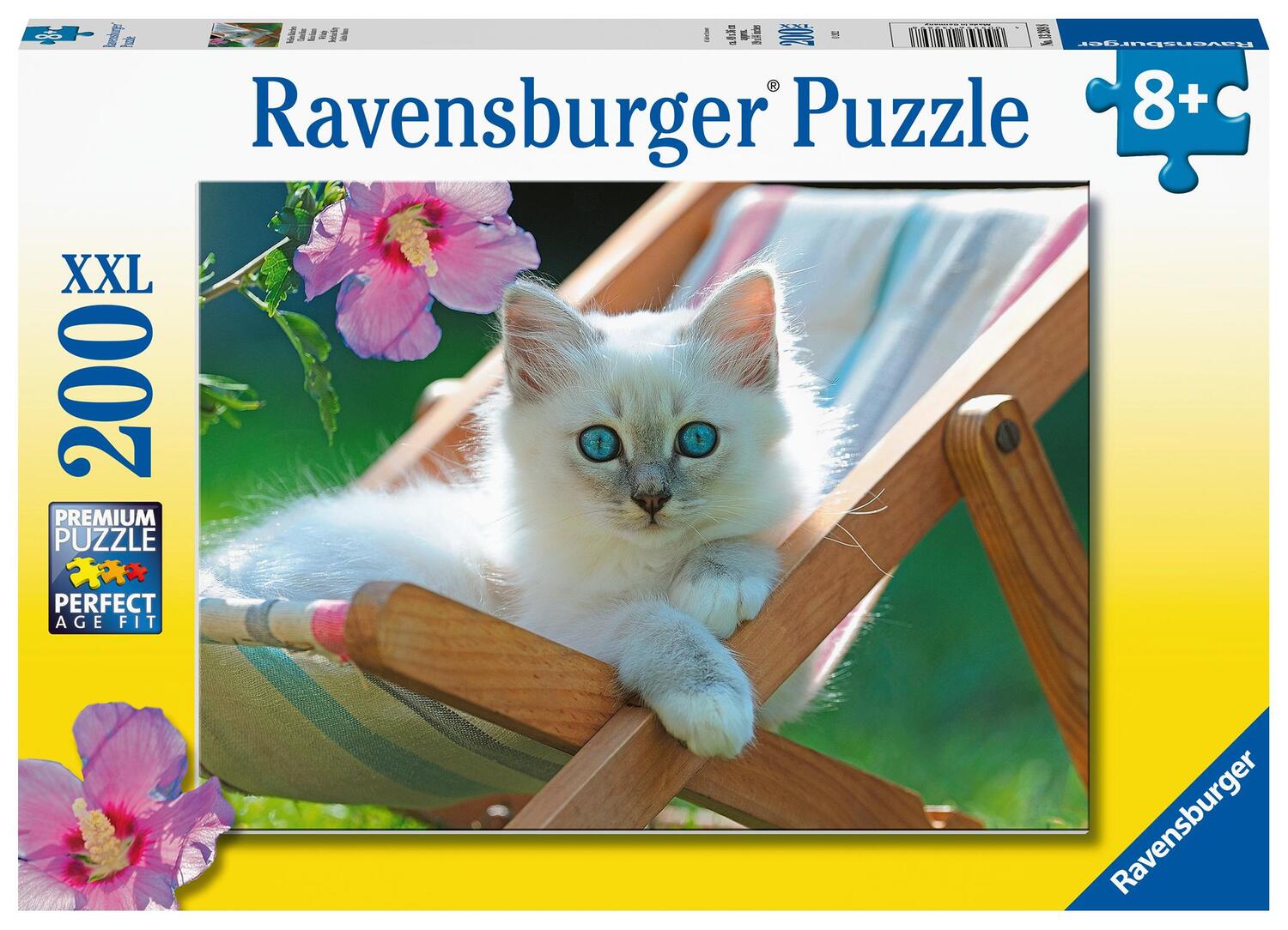 Cover: 4005556132898 | Ravensburger Kinderpuzzle - Weißes Kätzchen - 200 Teile Puzzle für...