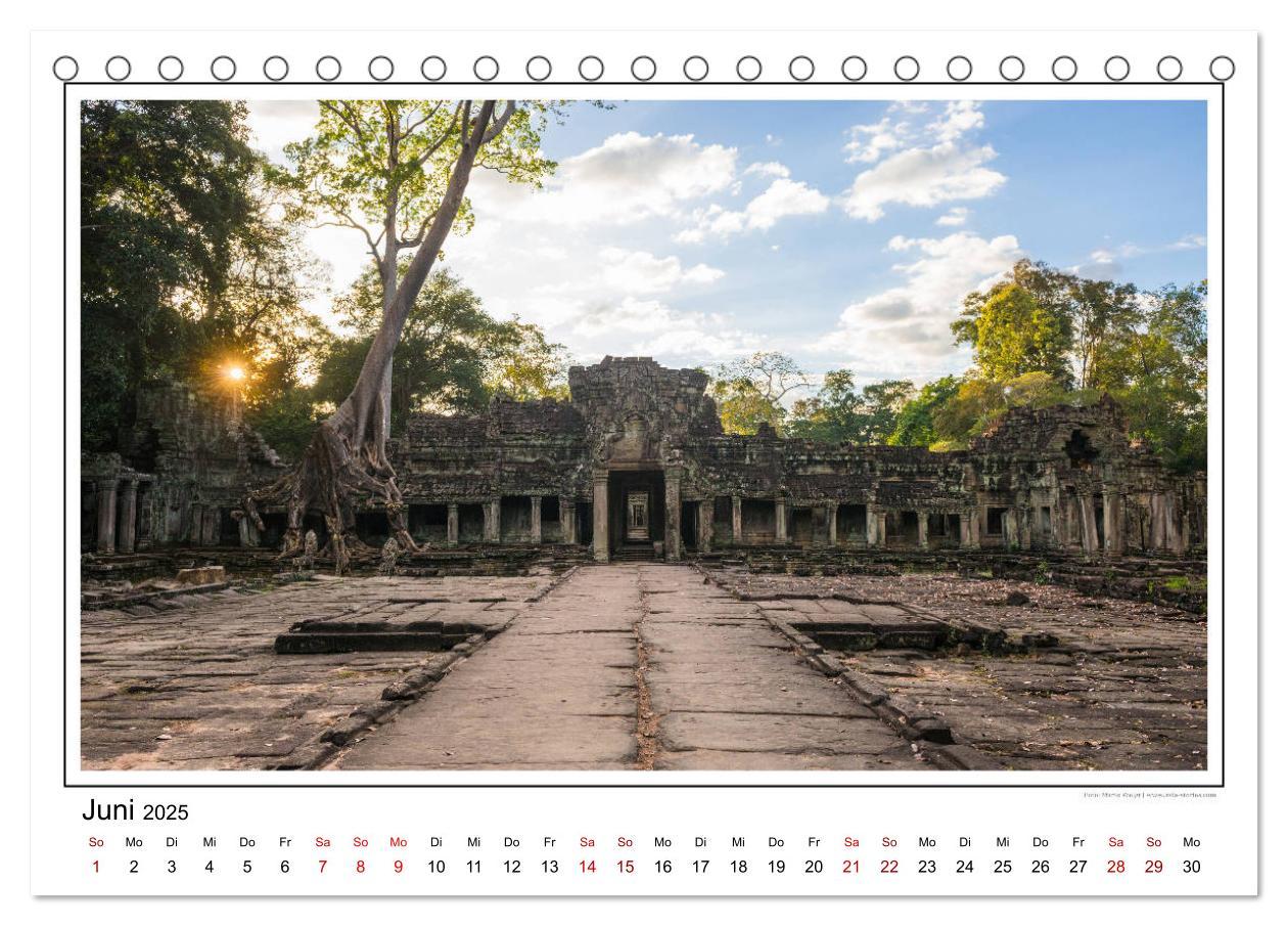 Bild: 9783435078349 | ANGKOR - IM REICH DER KHMER (Tischkalender 2025 DIN A5 quer),...