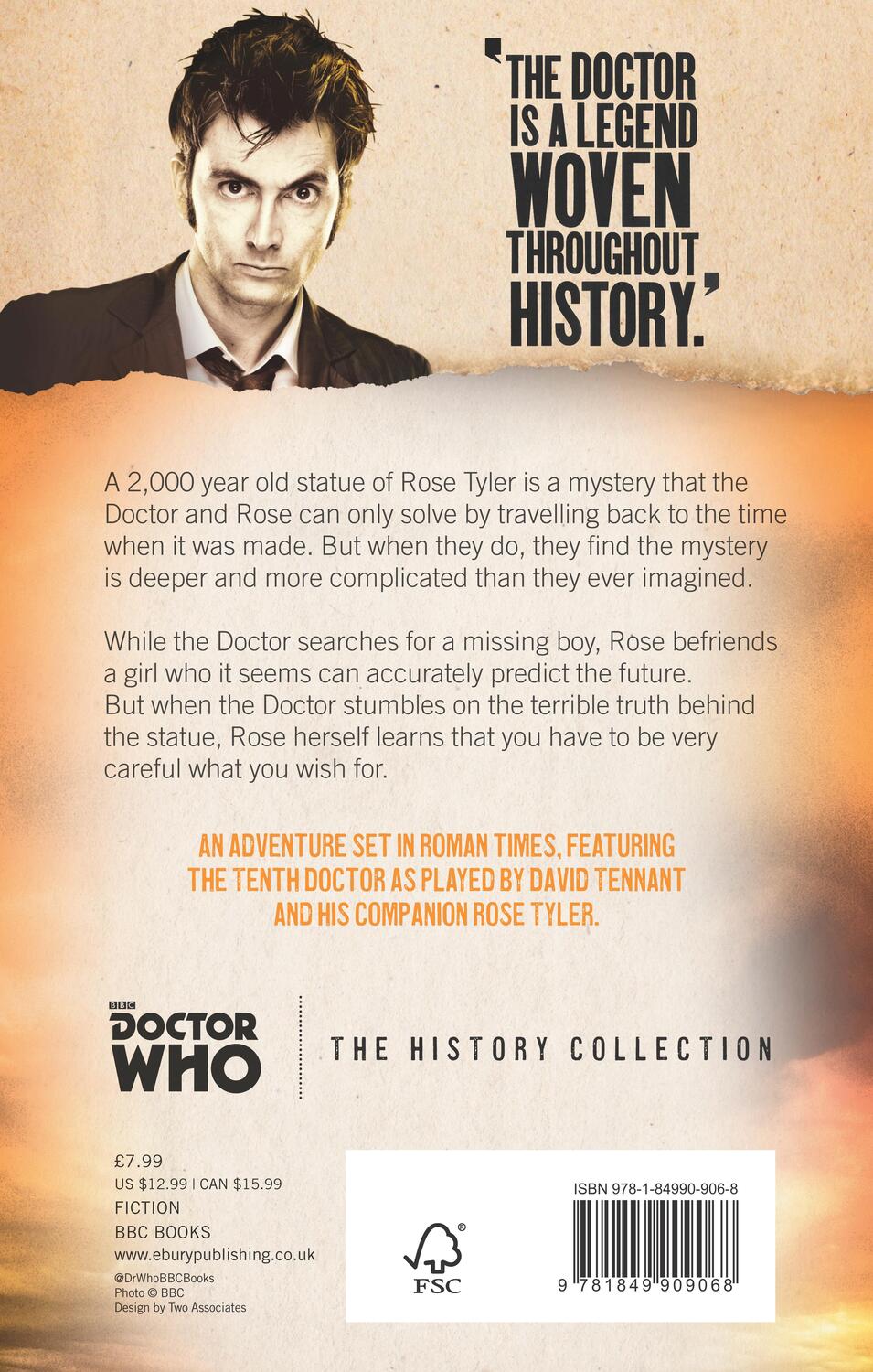 Rückseite: 9781849909068 | Doctor Who: The Stone Rose | The History Collection | Rayner | Buch