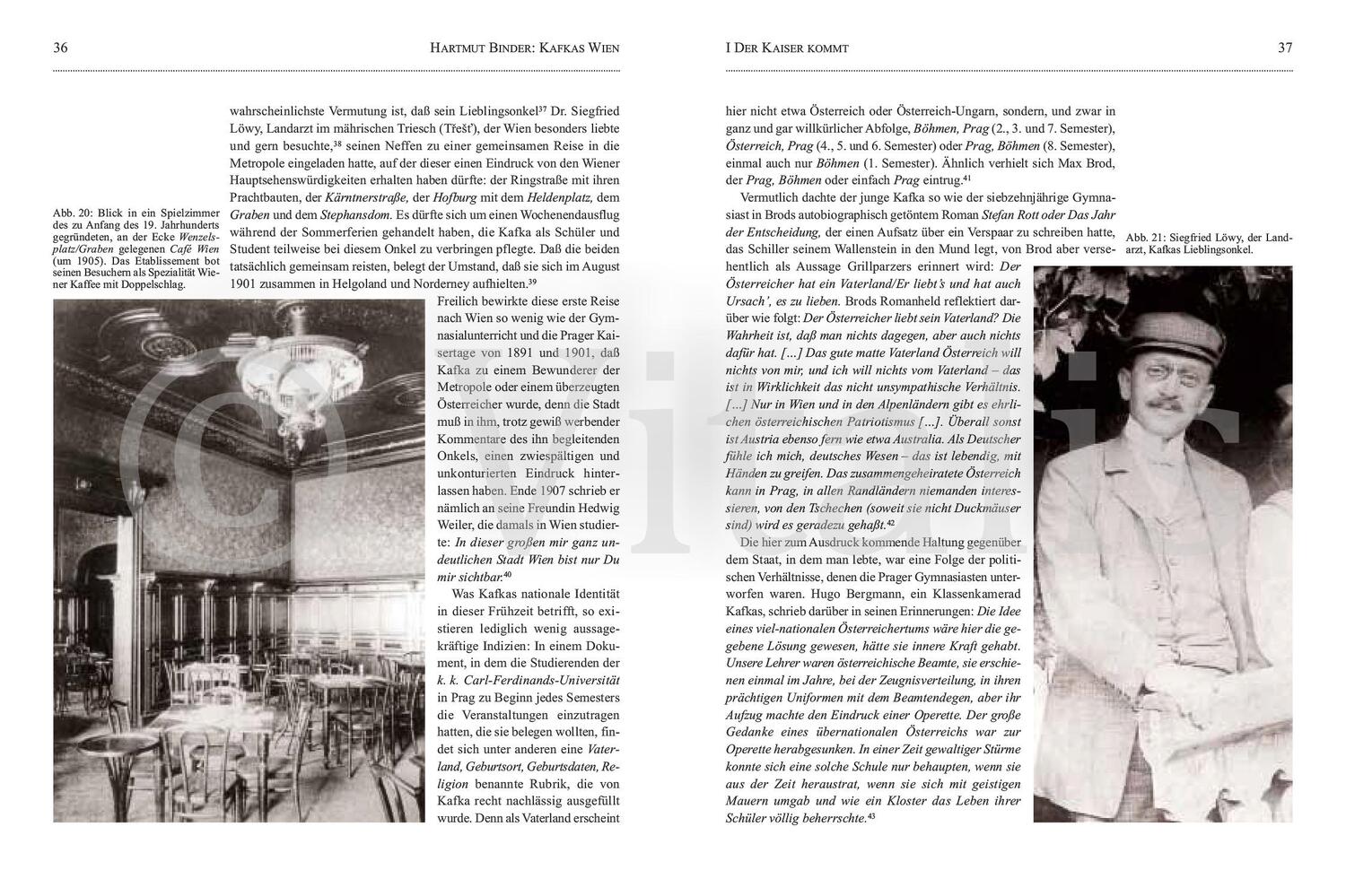 Bild: 9783899192827 | Kafkas Wien | Portrait einer schwierigen Beziehung | Hartmut Binder