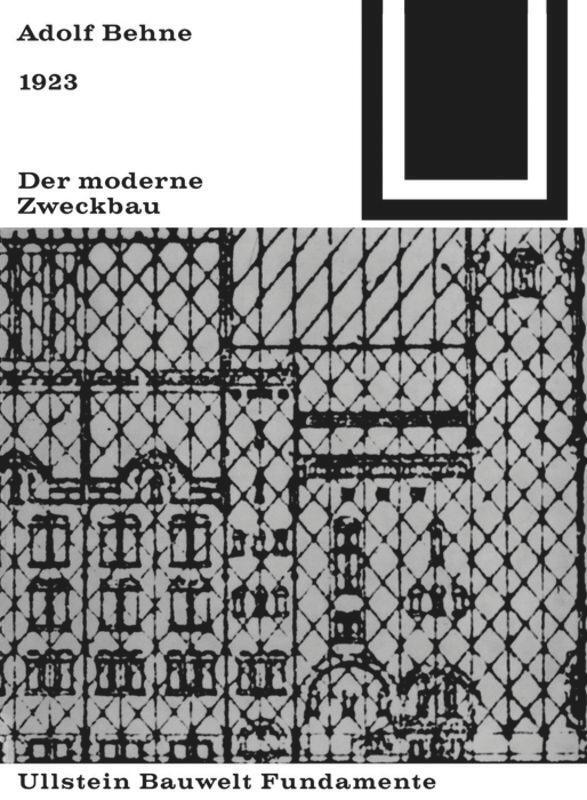 Cover: 9783035600025 | Der moderne Zweckbau (1929) | Adolf Behne | Taschenbuch