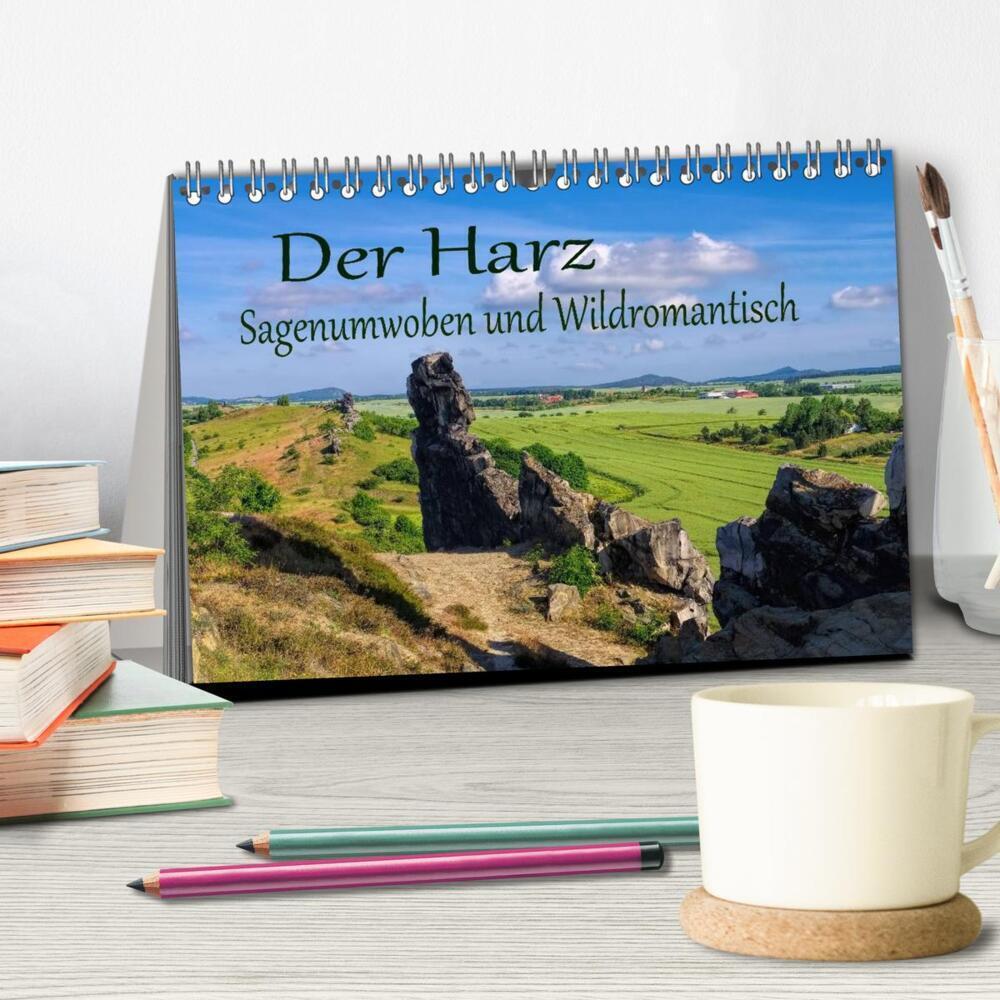 Bild: 9783383315671 | Der Harz - Sagenumwoben und Wildromantisch (Tischkalender 2024 DIN...