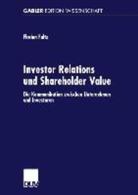 Cover: 9783824470389 | Investor Relations und Shareholder-Value | Florian Faltz | Taschenbuch