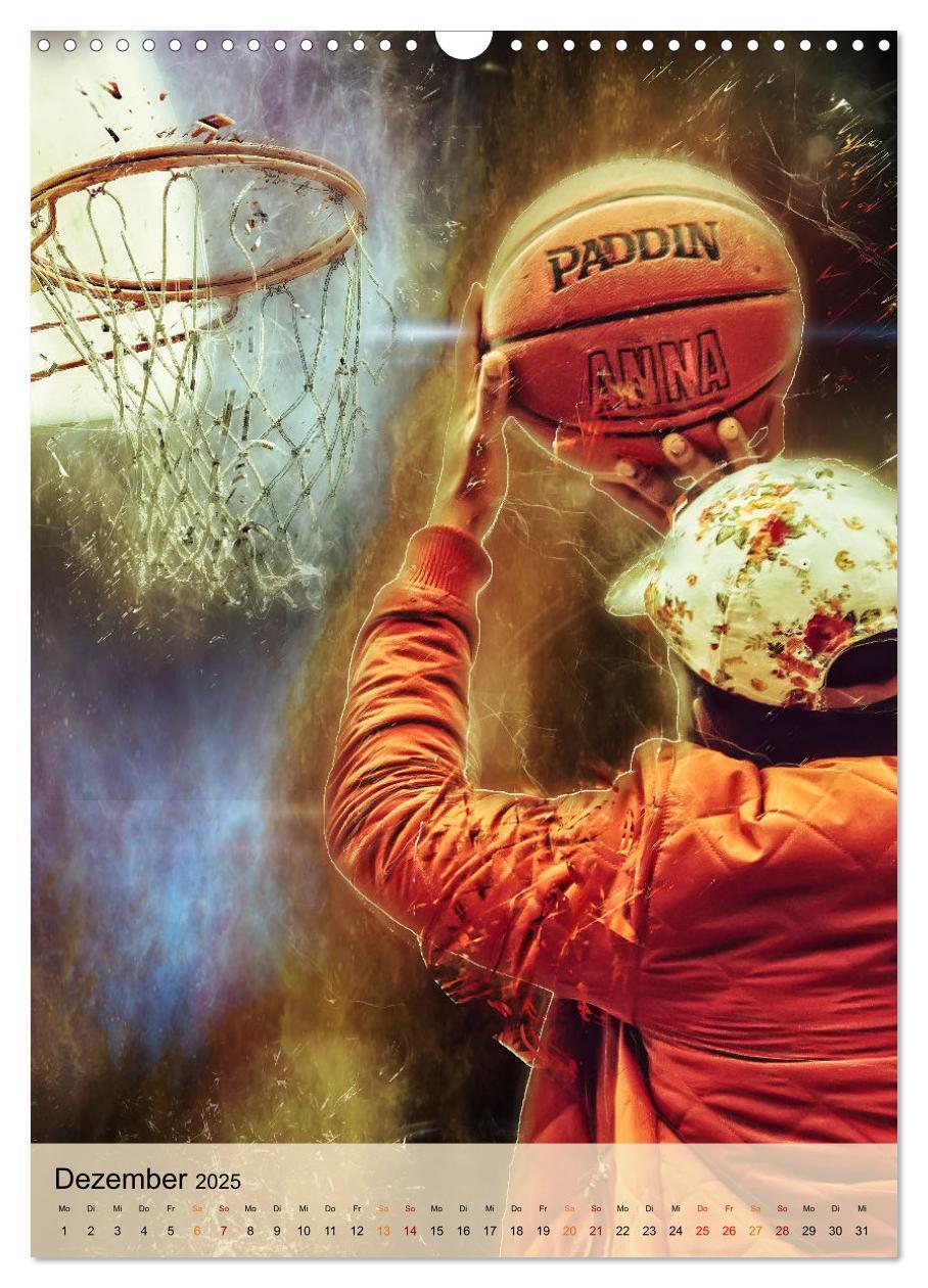 Bild: 9783435929429 | Basketball spektakulär (Wandkalender 2025 DIN A3 hoch), CALVENDO...