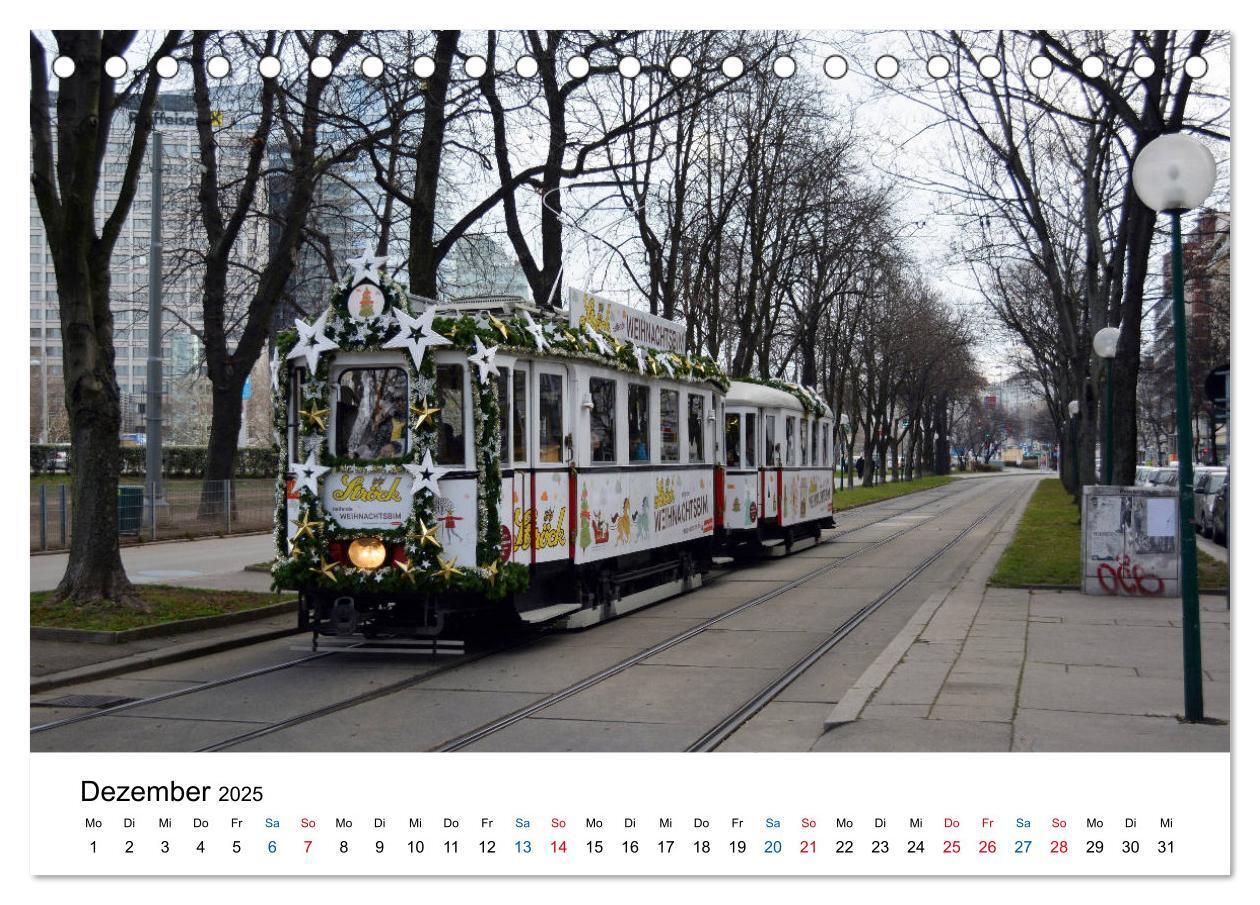 Bild: 9783435333448 | Mit der Bim durch Wien - Die Wiener Straßenbahn (Tischkalender 2025...