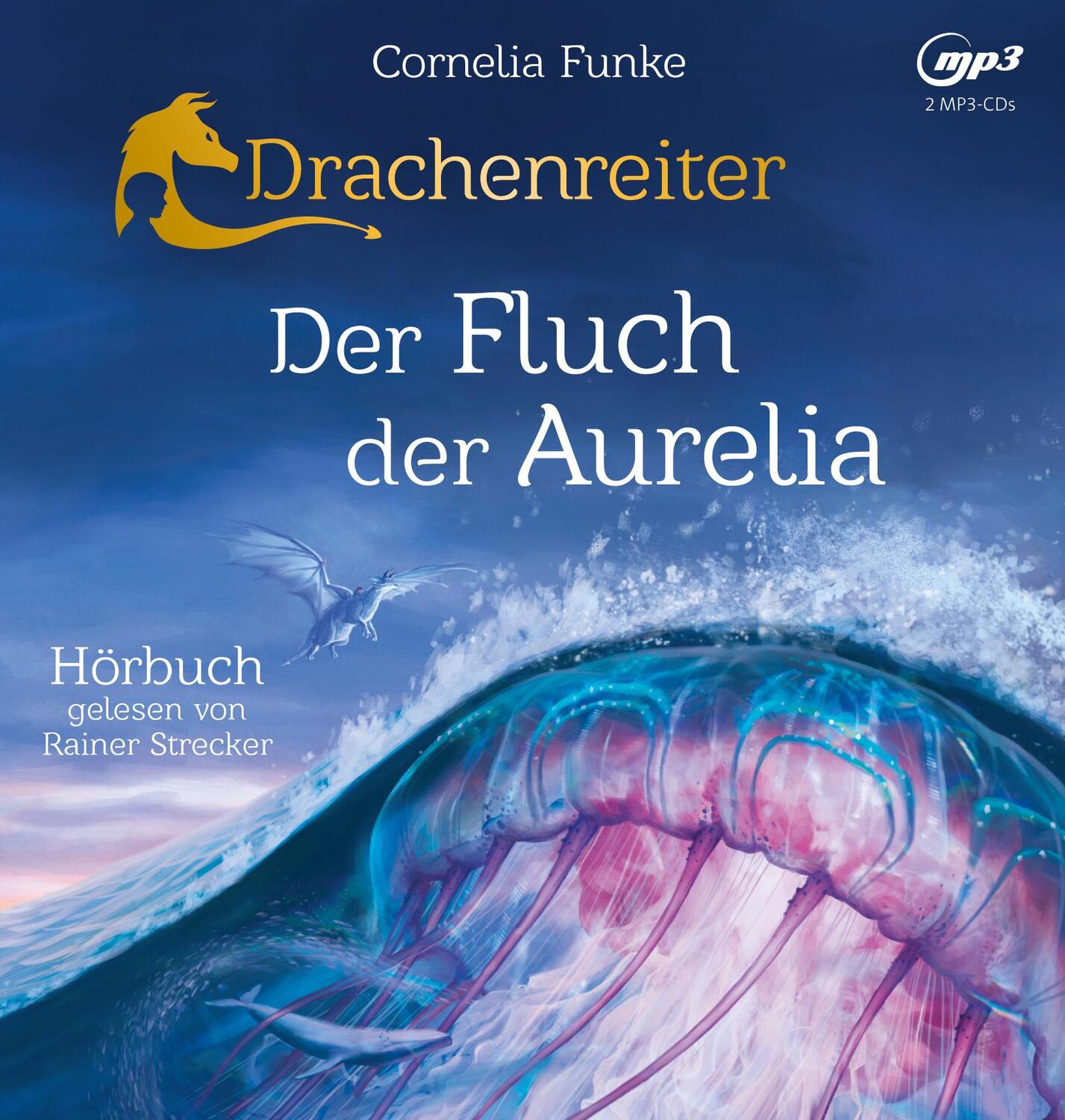 Cover: 9783981653977 | Drachenreiter 3. Der Fluch der Aurelia. 2 MP3-CDs | Cornelia Funke | 2