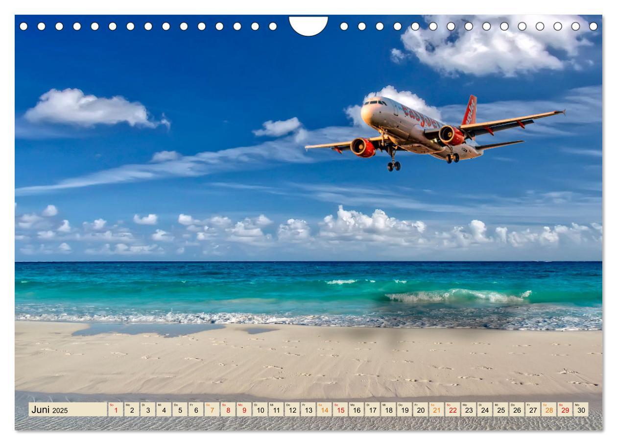 Bild: 9783383964039 | Flugzeuge - ab in den Urlaub (Wandkalender 2025 DIN A4 quer),...