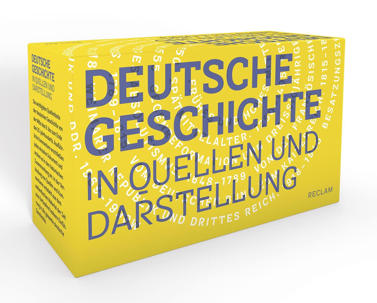 Cover: 9783150300671 | Deutsche Geschichte in Quellen und Darstellung | 11 Bände in Kassette
