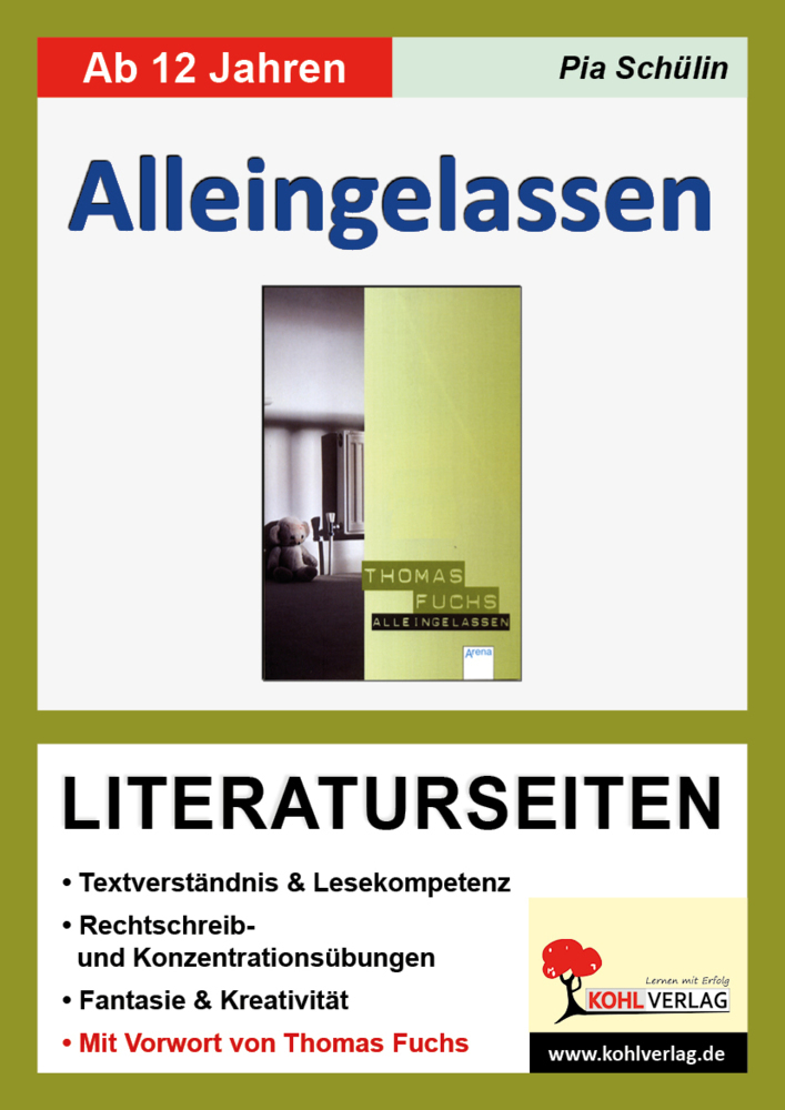 Cover: 9783866321779 | Thomas Fuchs 'Alleingelassen', Literaturseiten | Pia Schülin | Buch