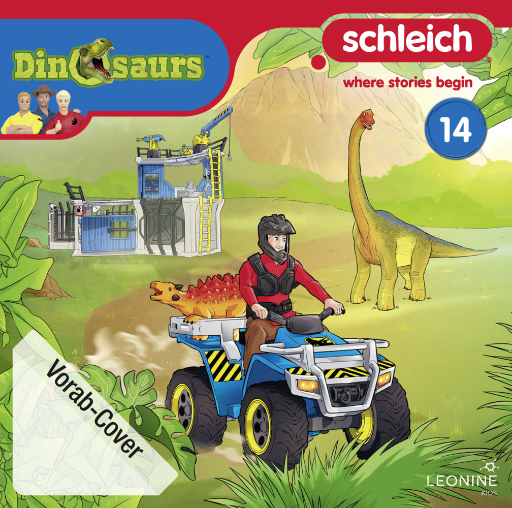 Cover: 4061229355827 | Schleich Dinosaurs CD 14 | Various | Audio-CD | 50 Min. | Deutsch