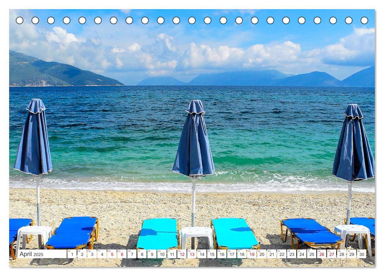 Bild: 9783383977121 | Kefalonia, Inseltraum in Blau (Tischkalender 2025 DIN A5 quer),...