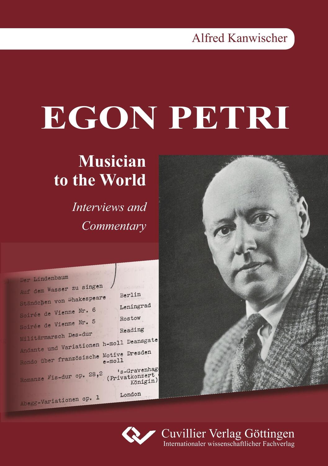 Cover: 9783736999688 | EGON PETRI, Musician to the World. Interviews and Commentary | Buch