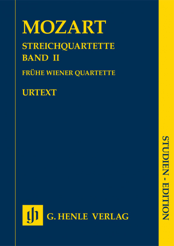 Cover: 9790201871219 | String Quartets Volume II | Instrumentation: String Quartets | Mozart