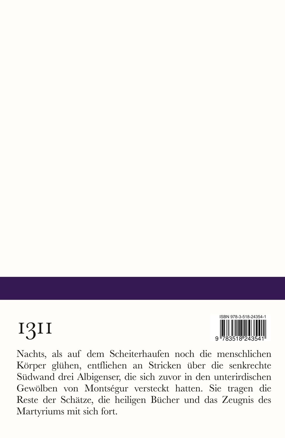 Rückseite: 9783518243541 | Opfer der Könige | Zwei Essays | Zbigniew Herbert | Taschenbuch | 2024