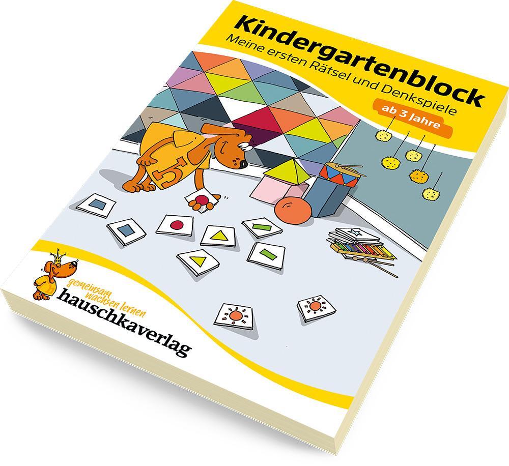 Bild: 9783881006163 | Kindergartenblock ab 3 Jahre - Meine ersten Rätsel und Denkspiele