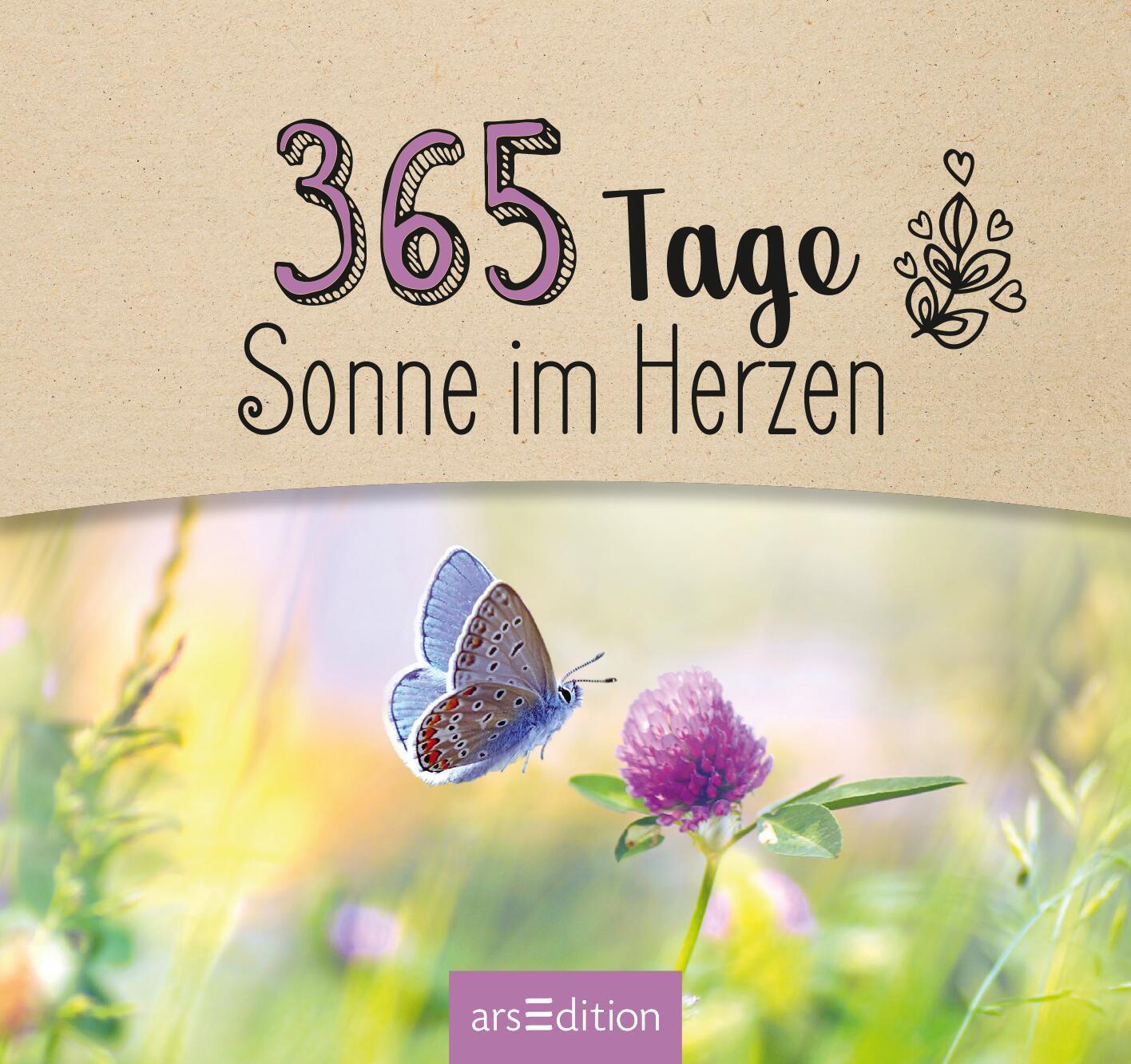 Bild: 9783845847221 | 365 Tage Sonne im Herzen | Taschenbuch | Aufsteller mit Folienprägung