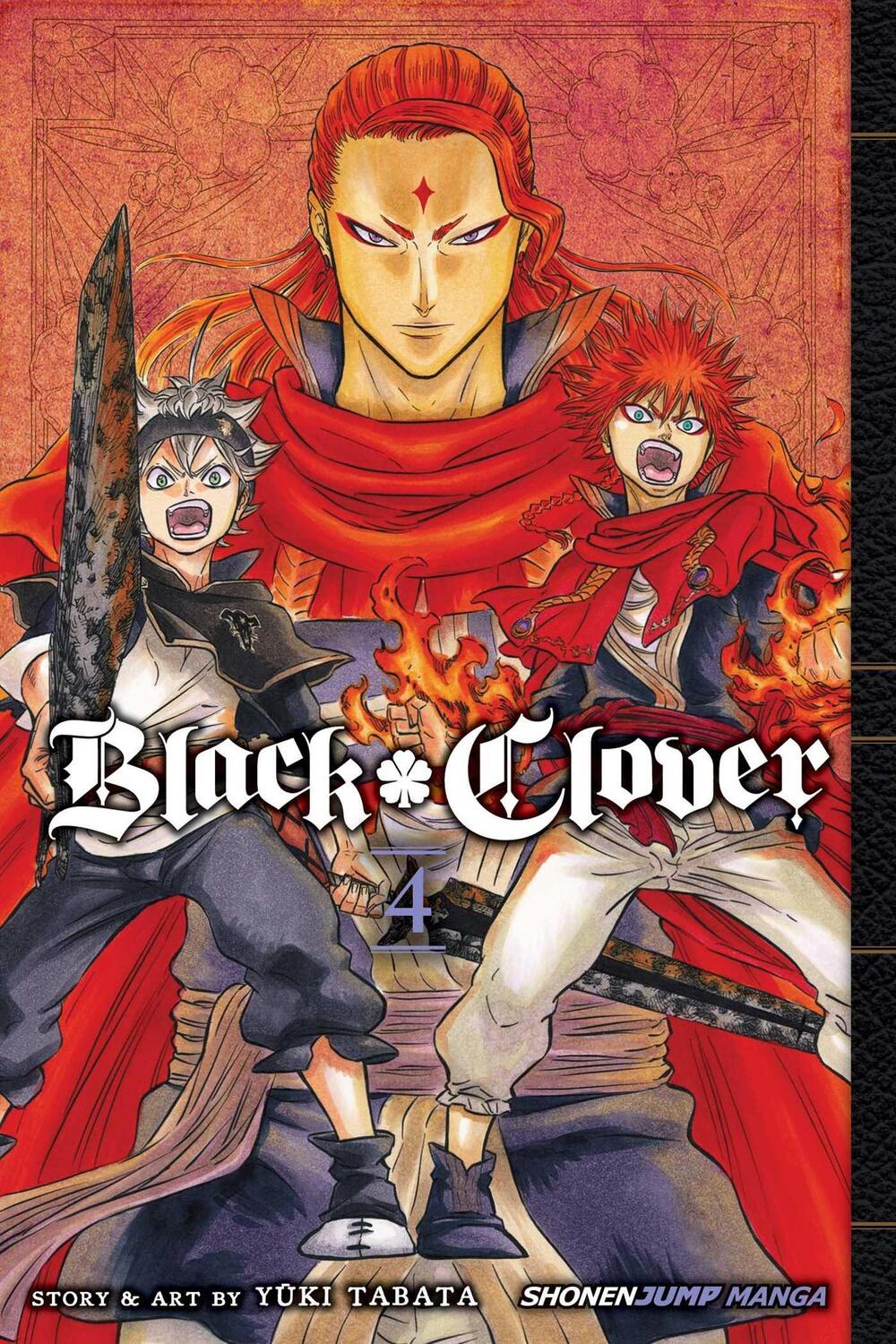 Cover: 9781421590233 | Black Clover, Vol. 4 | The Crimson Lion King | Yuki Tabata | Buch
