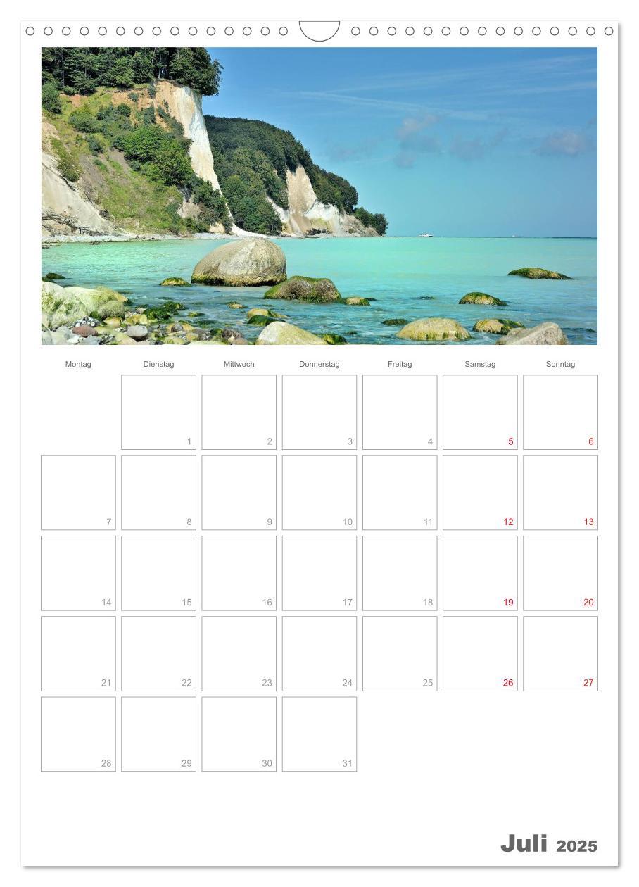 Bild: 9783457082607 | Insel Rügen / Planer (Wandkalender 2025 DIN A3 hoch), CALVENDO...