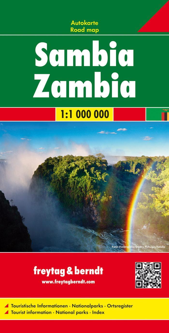 Cover: 9783707913828 | Sambia 1 : 1 1 000 000 | (Land-)Karte | Englisch | 2017