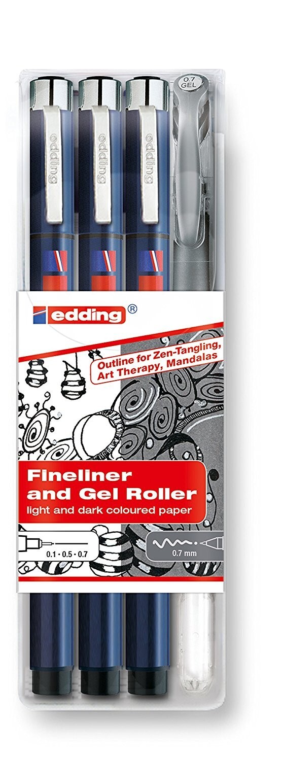 Cover: 4004764984404 | edding Fineliner/Gelroller Zendoodle Set | 4-18002185-4 | 2019