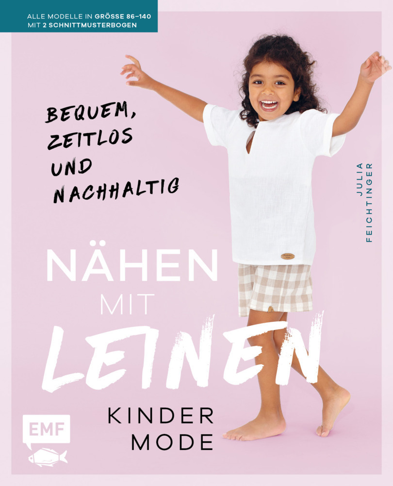 Cover: 9783745903119 | Nähen mit Leinen - Kindermode | Julia Feichtinger | Buch | 112 S.