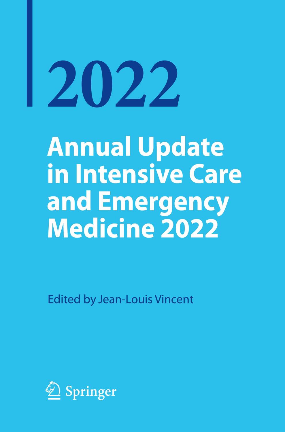 Cover: 9783030934323 | Annual Update in Intensive Care and Emergency Medicine 2022 | Vincent
