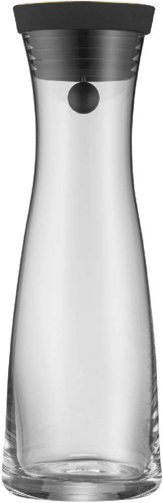 Bild: 4000530692085 | WMF Basic Wasserkaraffe aus Glas 1 Liter, Glaskaraffe mit Deckel,...