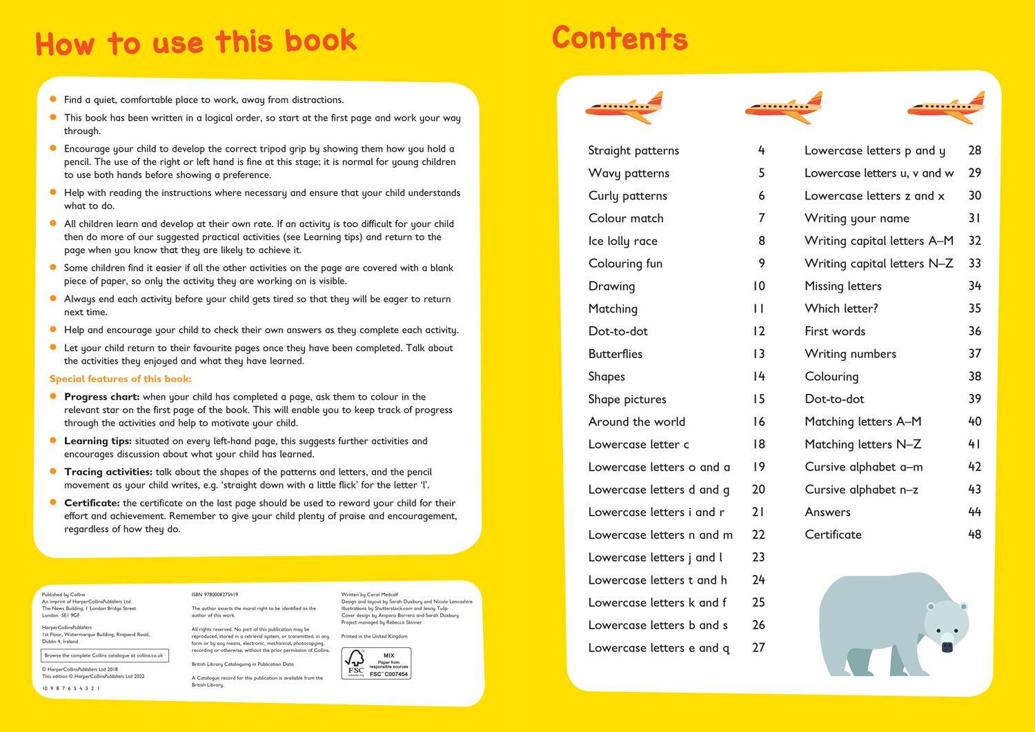 Bild: 9780008275419 | Writing Bumper Book Ages 3-5 | Ideal for Home Learning | Learning