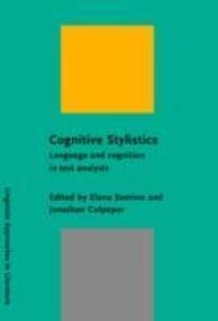 Cover: 9789027233325 | Cognitive Stylistics | Language and cognition in text analysis | Buch