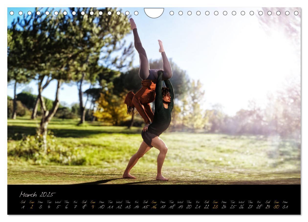 Bild: 9781325943494 | Yoga Couples - Harmony and Passion (Wall Calendar 2025 DIN A4...