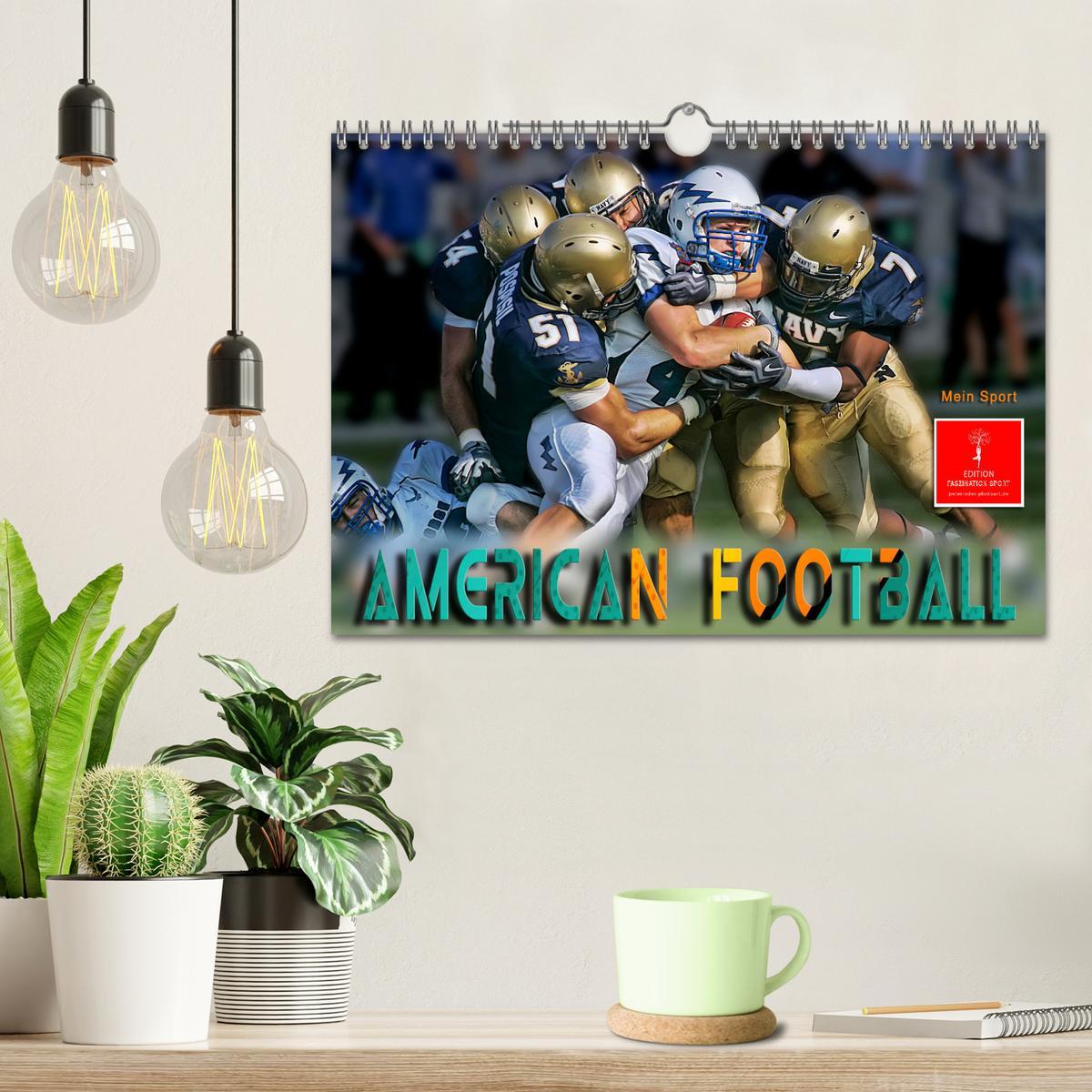 Bild: 9783383933257 | American Football - mein Sport (Wandkalender 2025 DIN A4 quer),...