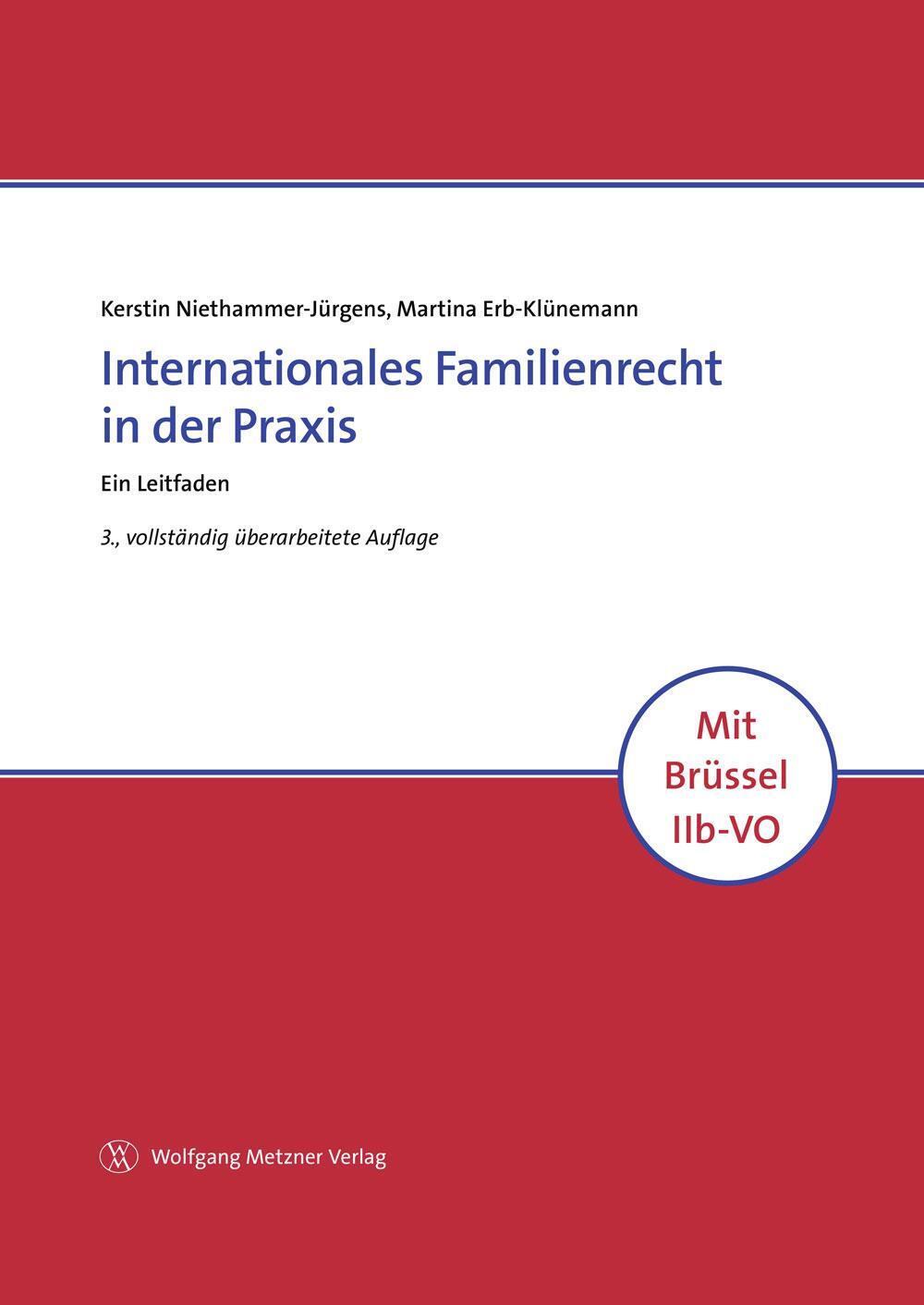 Cover: 9783961171132 | Internationales Familienrecht in der Praxis | Ein Leitfaden | Buch