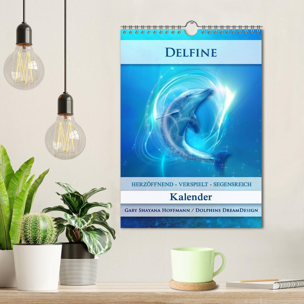 Bild: 9783457084120 | Delfine - Kalender (Wandkalender 2025 DIN A4 hoch), CALVENDO...