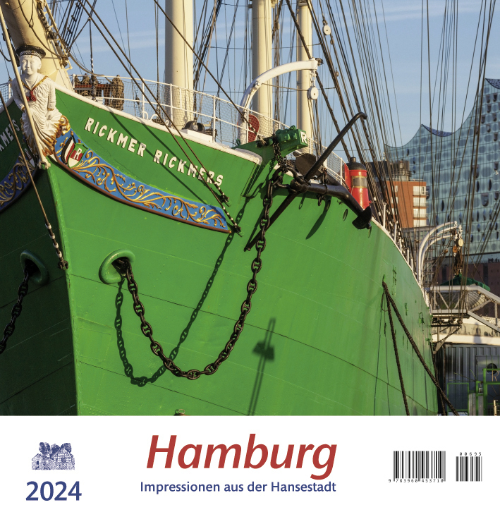 Cover: 9783960454090 | Hamburg 2024 | Impressionen aus der Hansestadt | Kalender | 13 S.