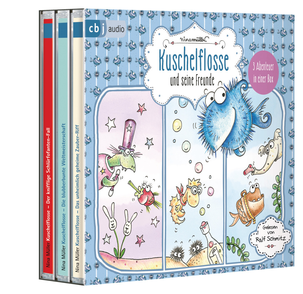 Cover: 9783837153231 | Kuschelflosse und seine Freunde, 6 Audio-CD | Nina Müller | Audio-CD