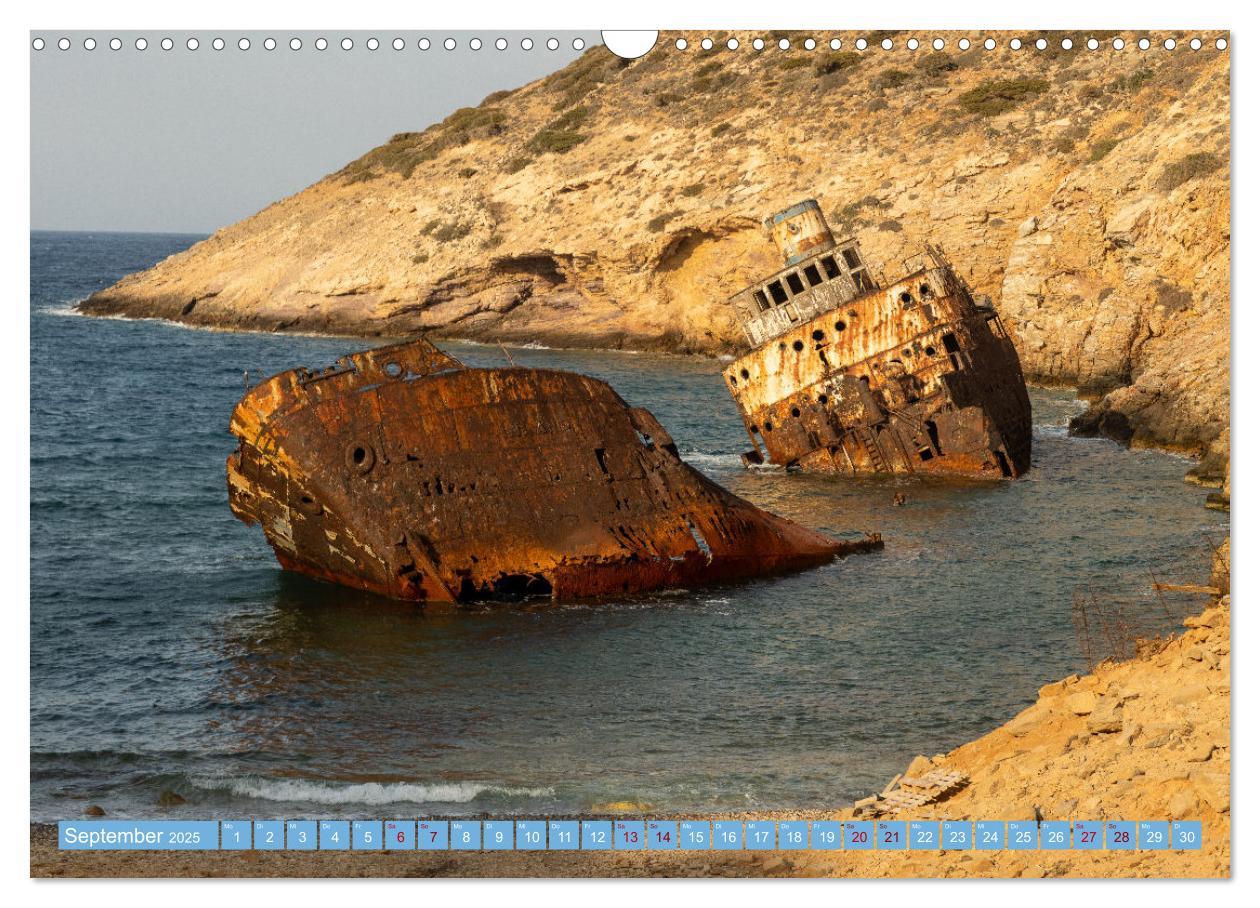 Bild: 9783435000135 | Amorgos - Kykladenimpressionen (Wandkalender 2025 DIN A3 quer),...